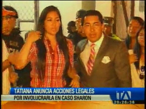 Tatiana Ch. anuncia acciones legales por involucrarla en caso Sharon
