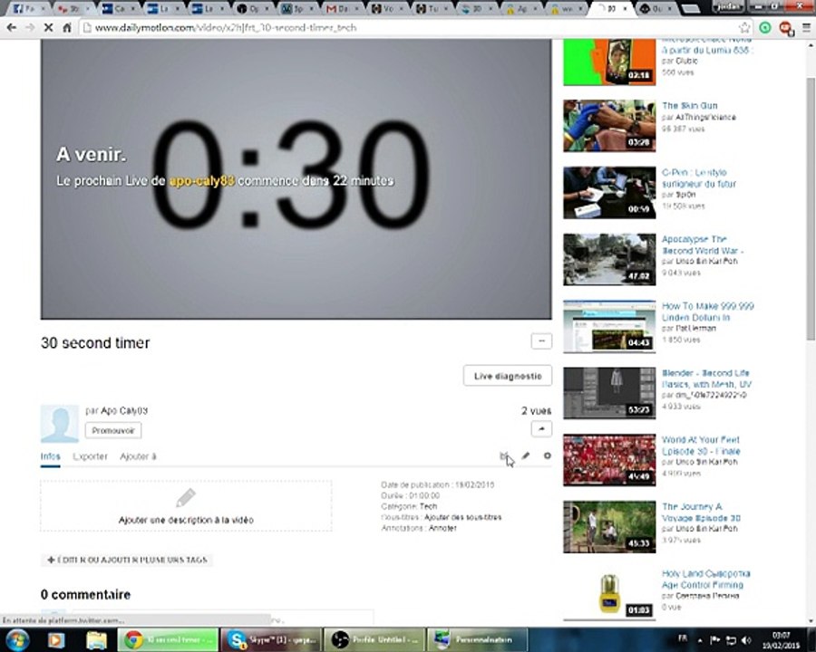 30 second timer (REPLAY)