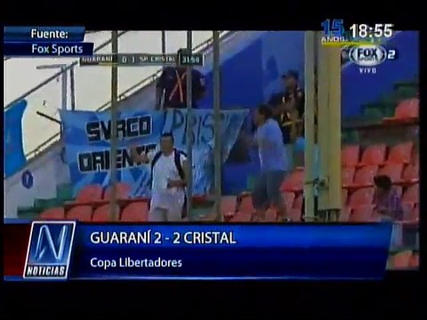 Copa Libertadores: Sporting Cristal igualó 2-2 con Guaraní en Paraguay