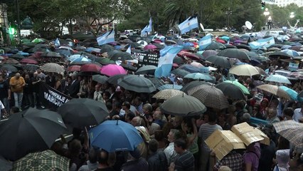 Multitudinaria marcha en Buenos Aires