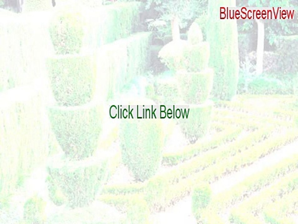 BlueScreenView Cracked [Free Download 2015]