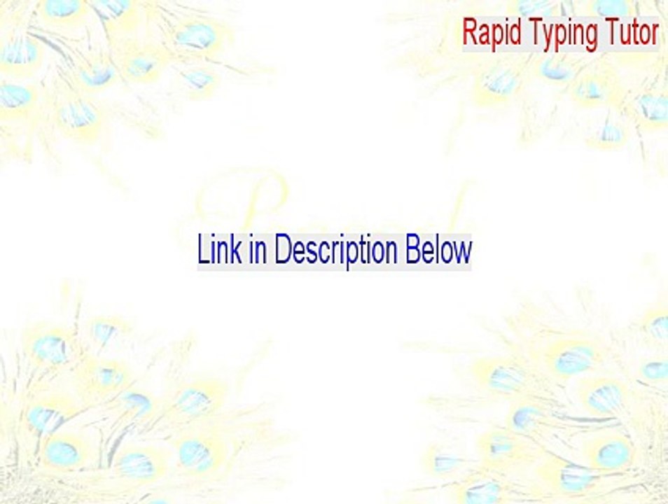 Rapid Typing Tutor Serial (Download Here)