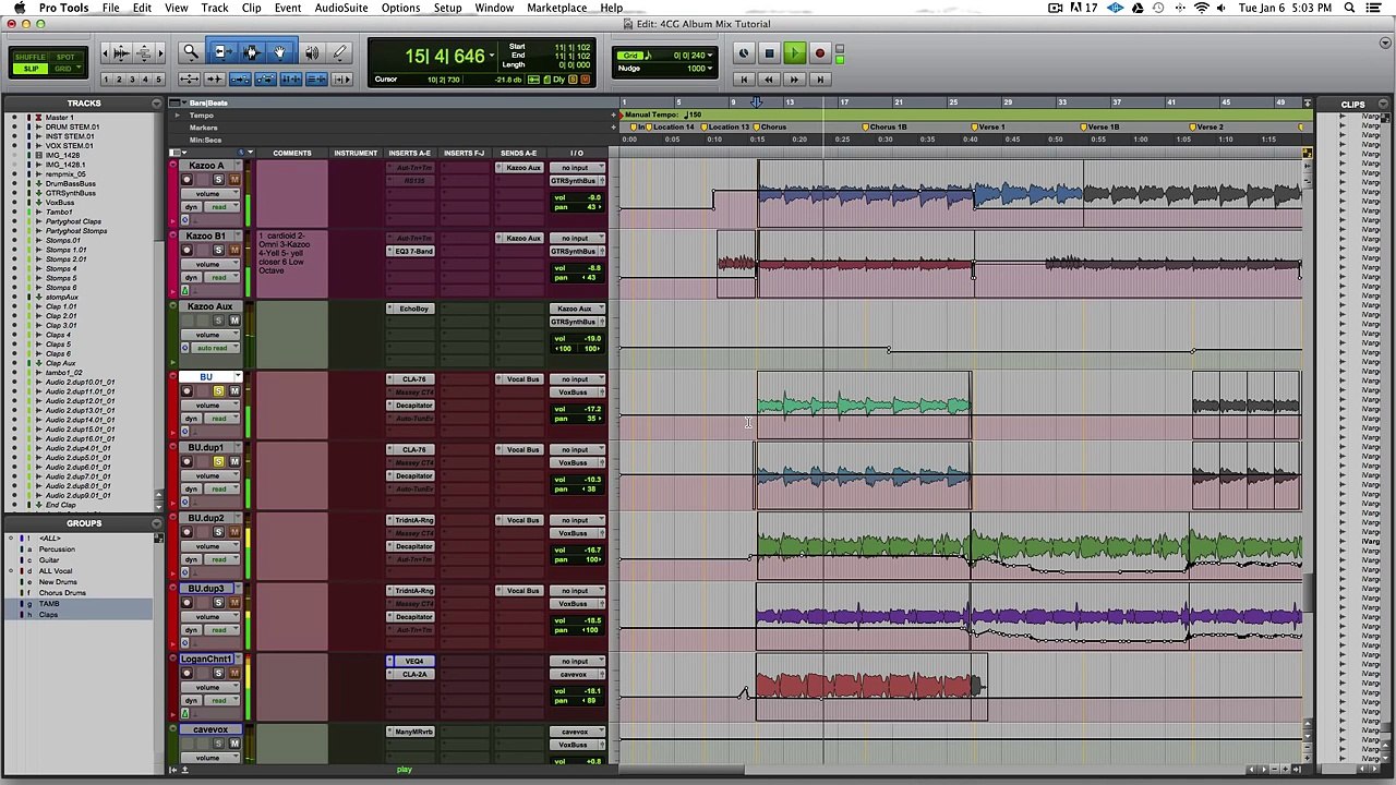 Recording and Mixing Vocal Stacks