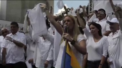 Venezuela'da Protesto