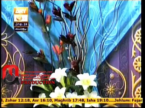 Ary Qtv Program Naat Zindagi Hai Sarwar Hussain Naqshbandi Date 13-2-15 Part-2
