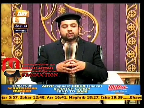 Ary Qtv Program Naat Zindagi Hai Sarwar Hussain Naqshbandi Date 13-2-15 Part-1
