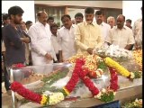 Chandra babu Naidu pay homage to Dr. Ramanaidu Garu