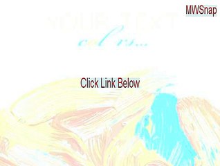 MWSnap Crack (Instant Download 2015)