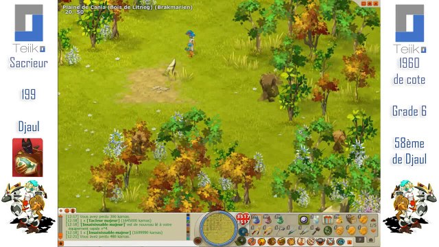 Dofus Xp son sacrieur eau 114+ 2 + astuce kamas !