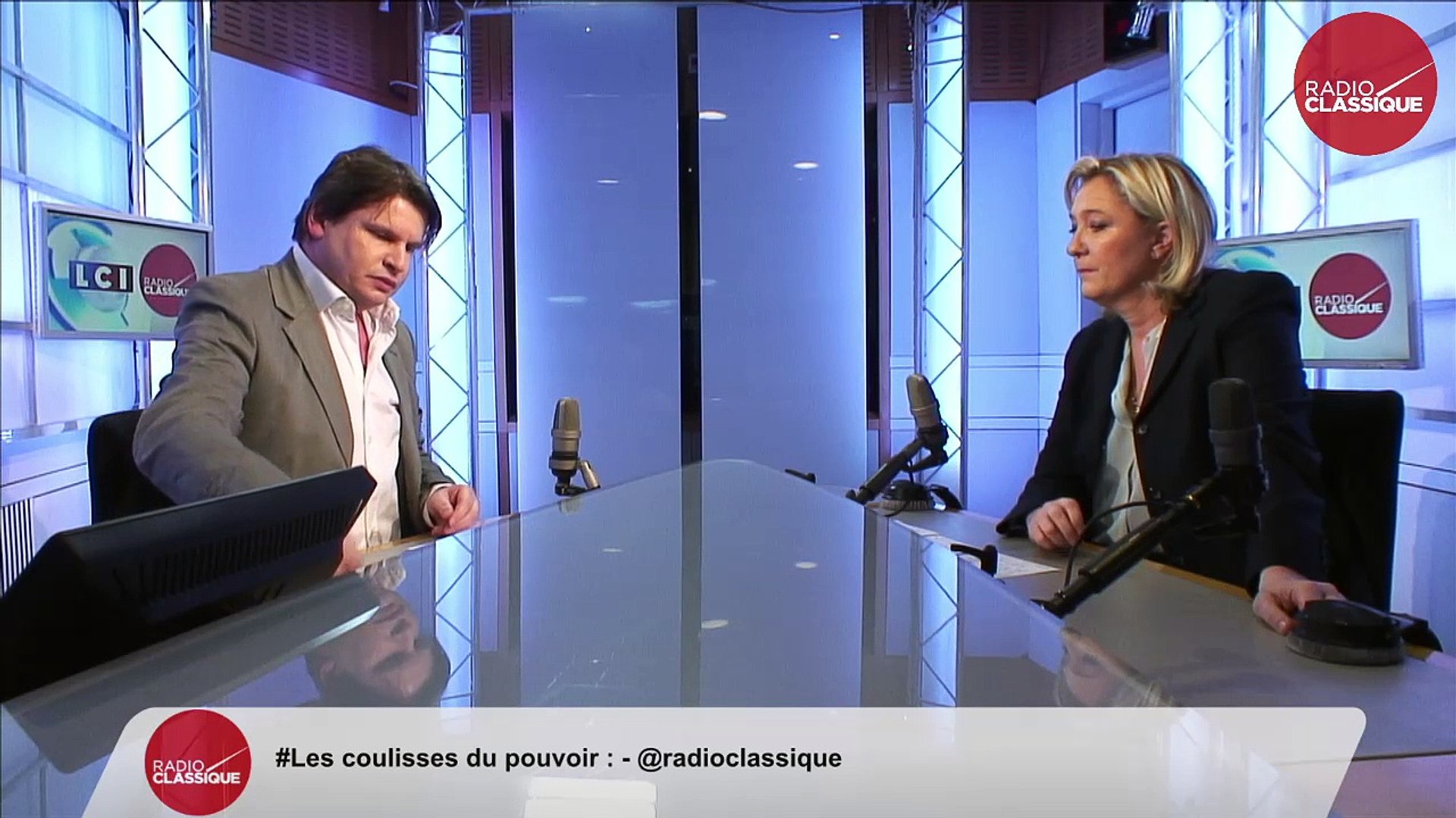 Marine Le Pen, invitée de Renaud Blanc avec LCI - Vidéo Dailymotion