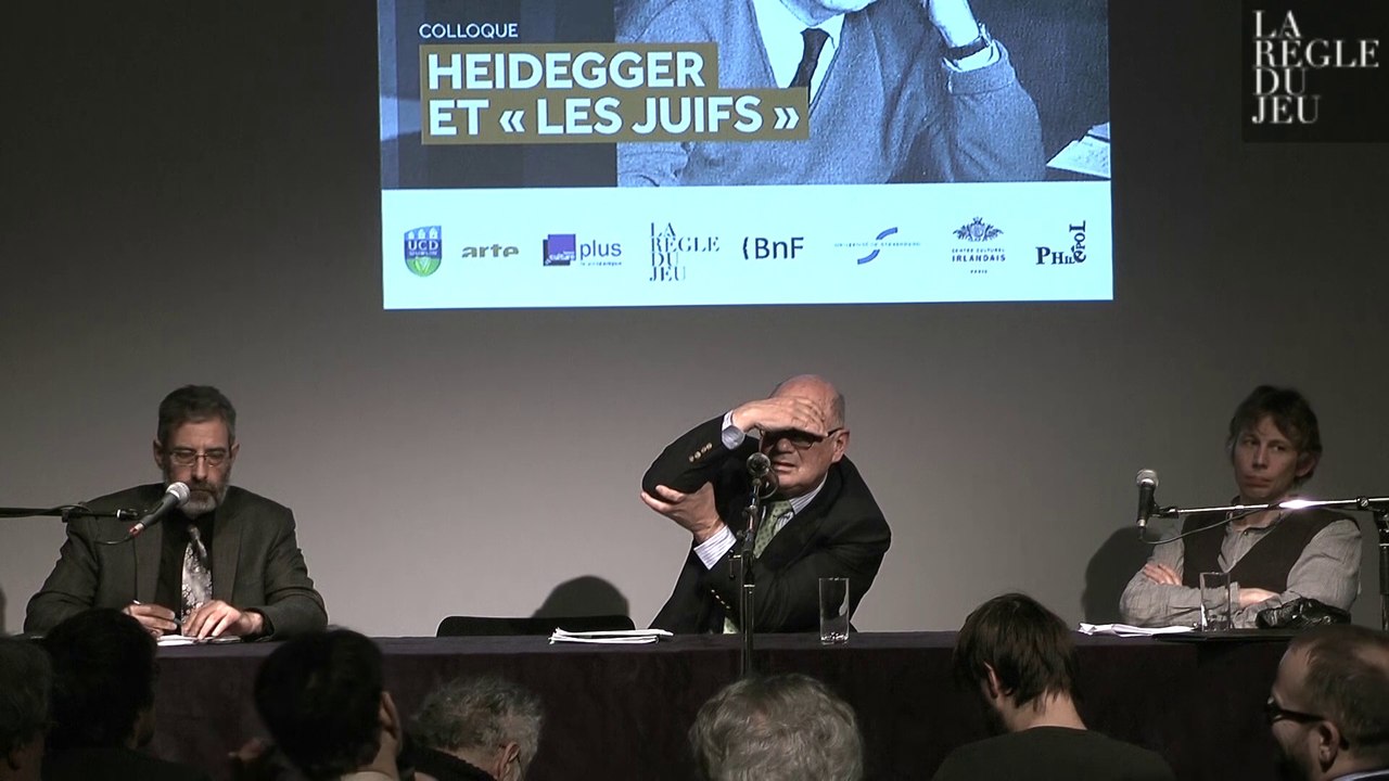 Colloque «Heidegger et "les juifs"» - Daniel Dahlstrom et Anthony Steinbock