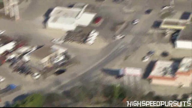 Dallas, Texas High Speed Police Chase Robbery Suspect In Dodge Challenger (Raw Video)