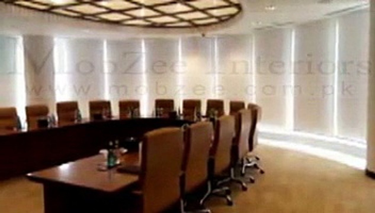 Motorized Roller Blinds - Board Room