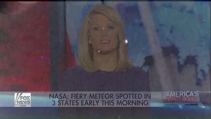 Fiery Meteor Lights Up Night Sky at 45,000 mph