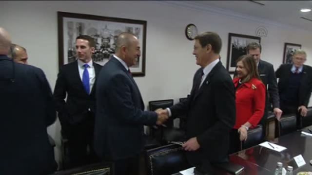 Çavuşoğlu, ABD Temsilciler Meclisi Silahlı Hizmetler Komitesi Üyesi Turner'i Kabul Etti