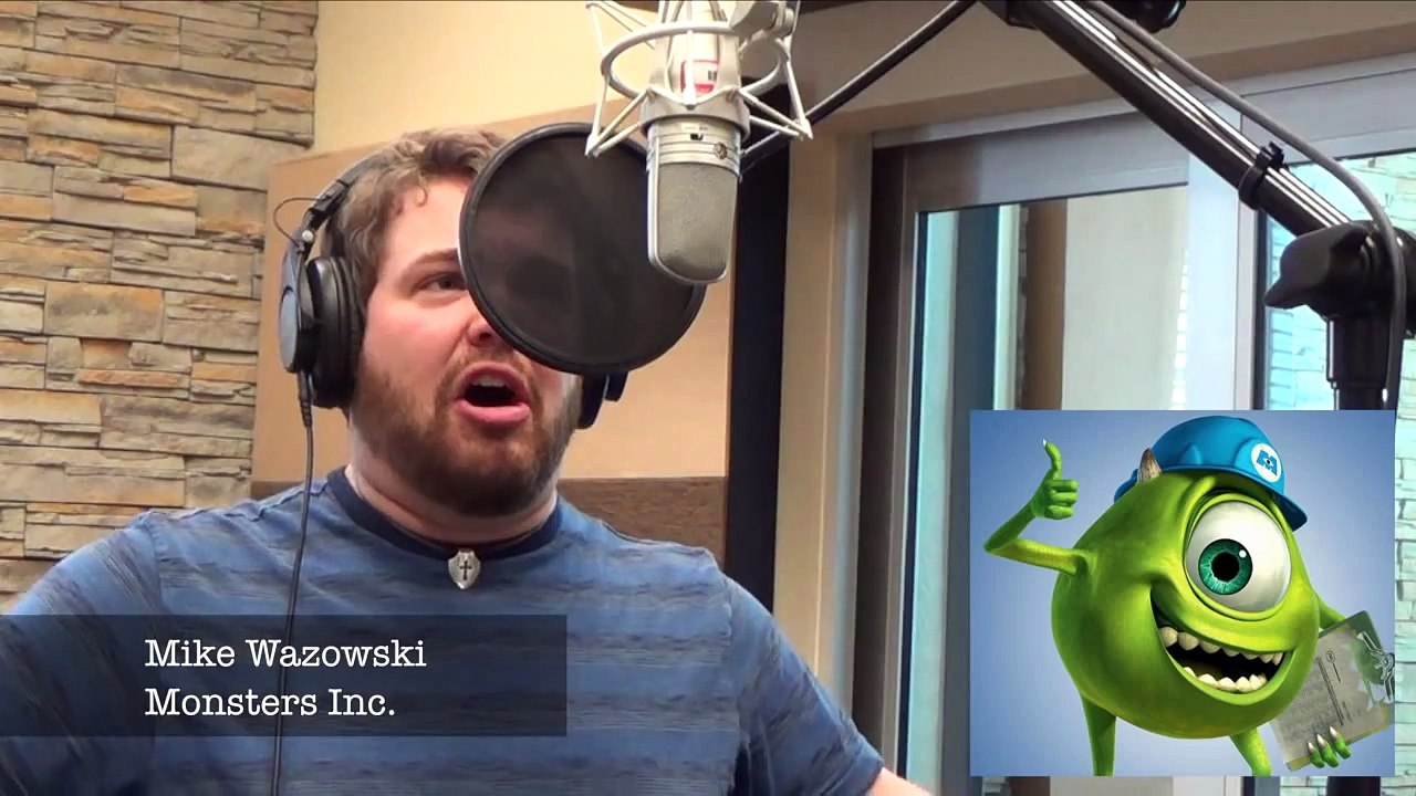 Brian Hull chante Libérée Délivrée avec la voix des personnages Disney et Pixar