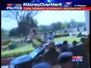 Congress demands guv's resignation