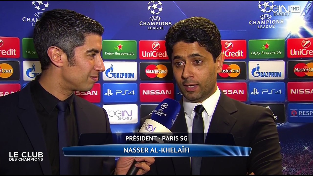 Nasser Al-Khelaïfi en direct sur beIN SPORTS : "Je suis fier de notre coach"