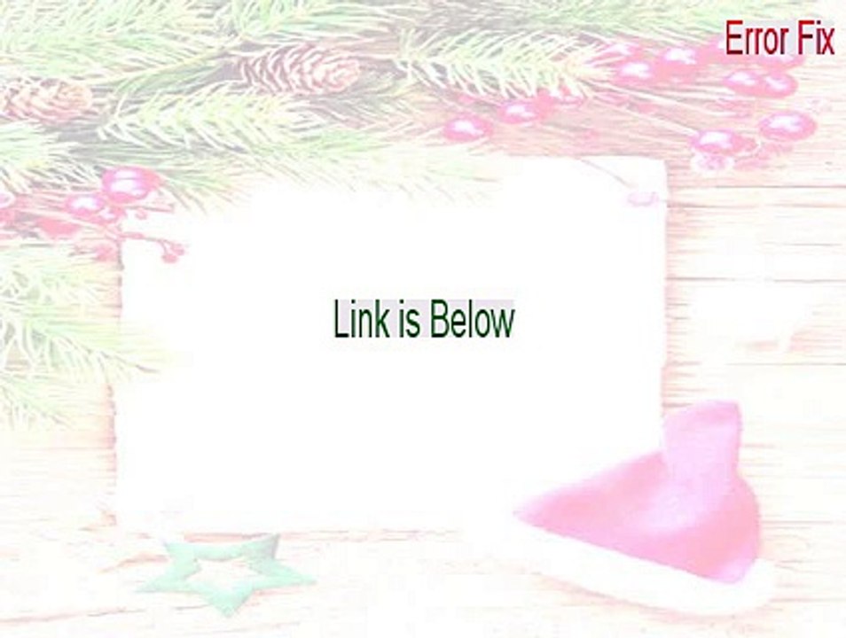 Error Fix Serial [Legit Download]