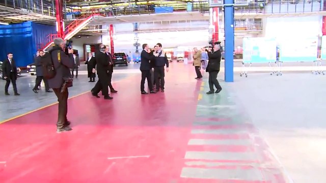 Torino - Renzi visita lo stabilimento Fiat Mirafiori (18.02.15)