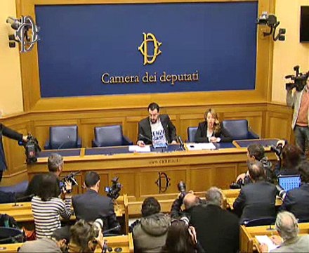 Roma - Conferenza stampa di Massimiliano Fedriga e Giorgia Meloni (18.02.15)