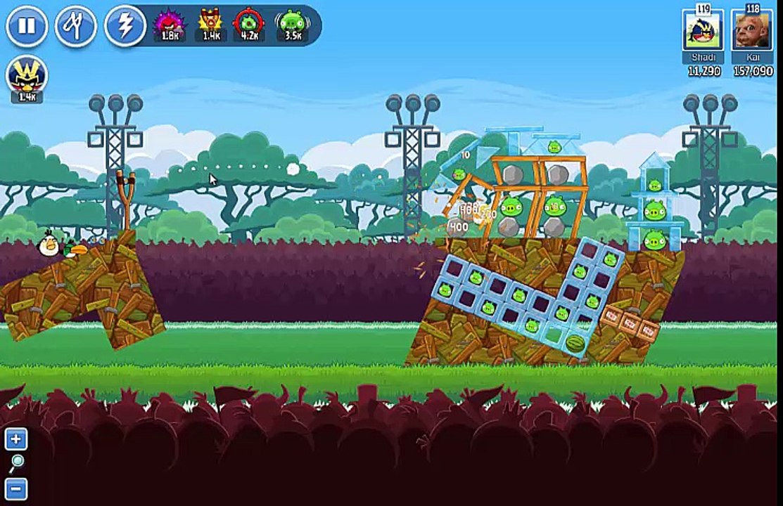Angry Birds Friends Tournament Week 144 Level 4 | no power HighScore ( 159.260 k )