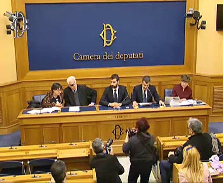 Roma - Mozione Palestina - Conferenza stampa di Arturo Scotto (18.02.15)