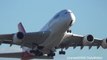 Airbus A380 Quantas Takeoff from London Heathrow Airport