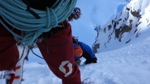 Brèche Puiseux 3432m - Ski Alpinisme - Massif du Mont Blanc.