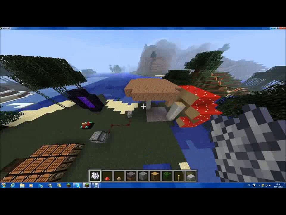 Comment faire des champignons géant minecraft tuto 3