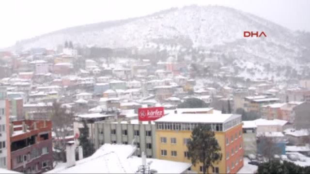 Soma'da Taşımalı Eğitime Kar Engeli