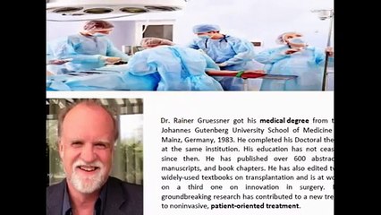 Dr. Rainer Gruessner Professional Career