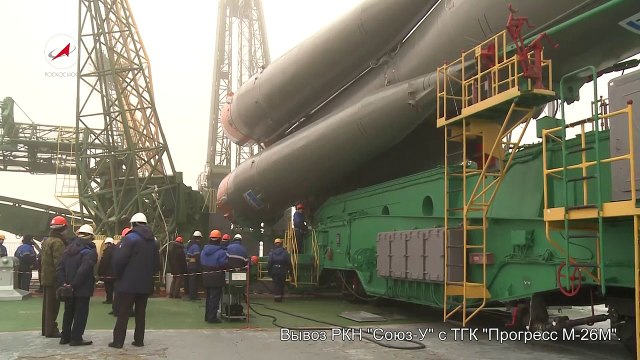 М-26М Transport to Launch from the Baikonur Cosmodrome