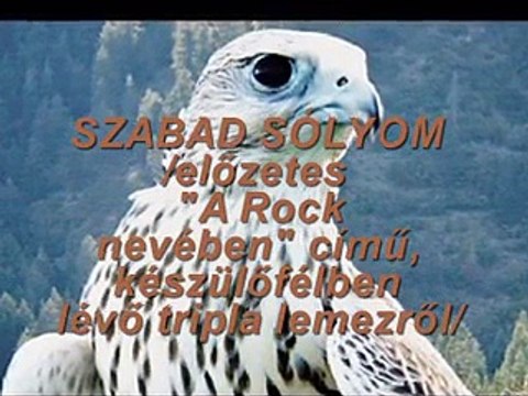 A Rock nevében! 15./Szabad sólyom-Ének:Beck András-Szöveg:Kerékgyártó Dénes-zene:Speck János