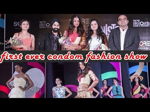 Mugdha Godse On Ramp In India's First Condom Fashion Show