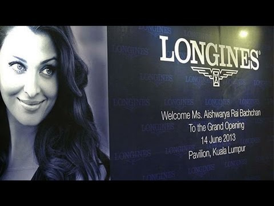Aishwarya Rai Bachchan @ Launch Of LONGINES Looking Sexy In Black
