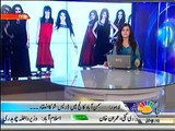 female students learning ramp walk in educational institutions instead of education