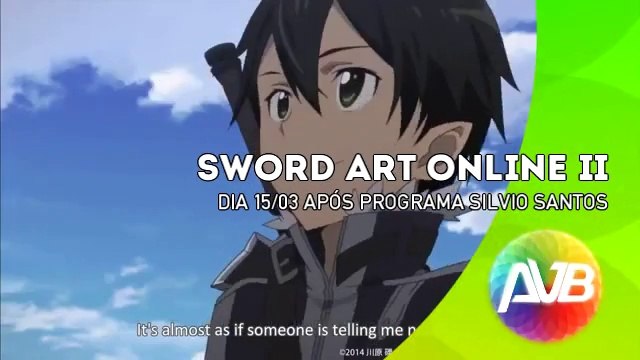 Rede AVB - Chamada de Estreia SWORD ART ONLINE II (15/03/2015)