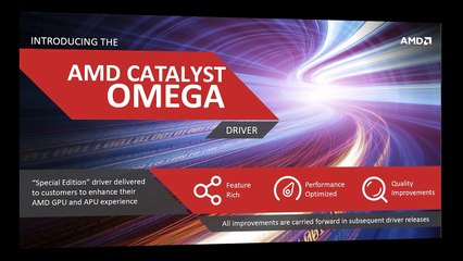 APU Graphics Performance Improvements - Launch Driver and Catalyst Omega Driver