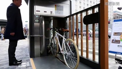 ¡Un aparcamiento increíble para bicis!