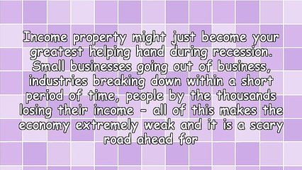 Income Property Can Save You From Financial Troubles