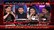 Hot Debate between Nusrat Sahar Abbasi and Aajiz Dhamrah