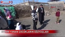 Evleri yanan çocukların gözyaşları