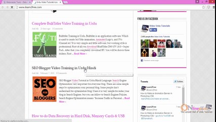 Google Webmaster Tool Tutorial in Urdu (Part-04)