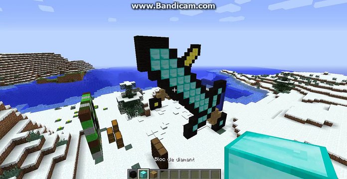 minecraft comment construire une epee geant