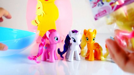 Surprise Egg - My Little Pony - Applejack, Twilight, Fluttershy, Rarity, Rainbow Dash, Pinky Pie