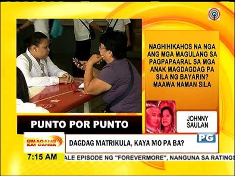 Punto por Punto: Dagdag matrikula, kaya mo pa ba?