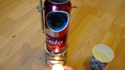 Simple Coke Can Stirling engine