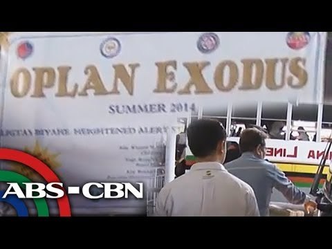 Oplan Exodus Ligtas Biyahe 2014 started