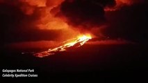 Wolf Volcano On The Galapagos Islands Erupts